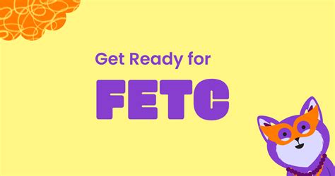 Getting ready for FETC .